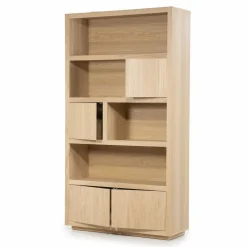 Opbergkast Helsinki Eikenhout 120 x 220 cm - Naturel - Loft24.nl