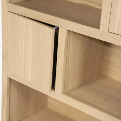 Opbergkast Helsinki Eikenhout 120 x 220 cm - Naturel - Loft24.nl