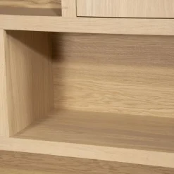 Opbergkast Helsinki Eikenhout 120 x 220 cm - Naturel - Loft24.nl