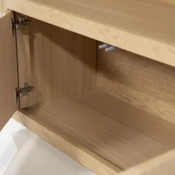 Opbergkast Helsinki Eikenhout 120 x 220 cm - Naturel - Loft24.nl