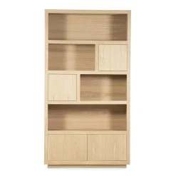 Opbergkast Helsinki Eikenhout 120 x 220 cm - Naturel - Loft24.nl
