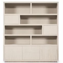 Opbergkast Helsinki Eikenhout 200 x 220 cm - Taupe - Loft24.nl