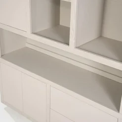 Opbergkast Helsinki Eikenhout 150 x 220 cm - Taupe - Loft24.nl