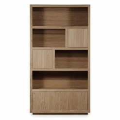 Opbergkast Helsinki Eikenhout 120 x 220 cm - Lichtbruin - Loft24.nl