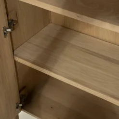 Opbergkast Jake Eikenhout 210 x 102cm - Naturel - Loft24.nl