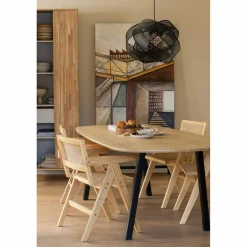 Opbergkast New Gravure 120 x 60cm - Naturel - Loft24.nl