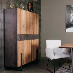 Opbergkast Ora Gerecycled Teak 182 cm - Loft24.nl