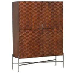 Opbergkast Paola Mangohout 180 x 130 cm - Loft24.nl