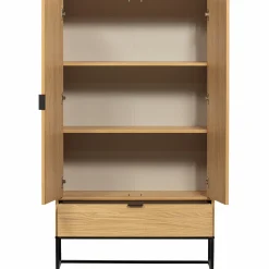 Opbergkast Silas Eiken, 149 x 85cm, kleur Naturel - Loft24.nl