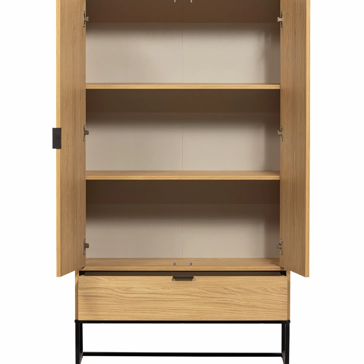 Opbergkast Silas Eiken, 149 x 85cm, kleur Naturel - Loft24.nl