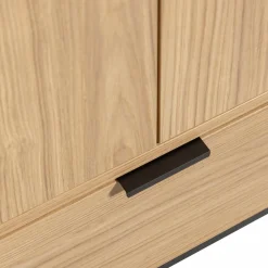 Opbergkast Silas Eiken, 210 x 60cm, kleur Naturel - Loft24.nl