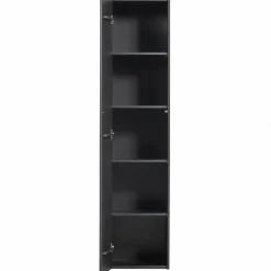 Opbergkast Teun 188 x 44cm, kleur Zwart - Loft24.nl