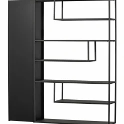 Opbergkast Teun 188 x 44cm, kleur Zwart - Loft24.nl