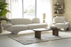 Organische Bank Jayden Beige - 265cm - Loft24.nl