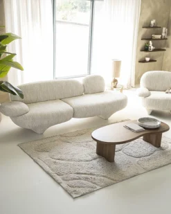 Organische Bank Jayden Beige - 265cm - Loft24.nl