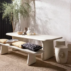 Organische Bijzettafel Aur 40cm - Naturel - Loft24.nl