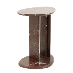 Organische Bijzettafel Lior Marmer 46 x 35cm - Loft24.nl