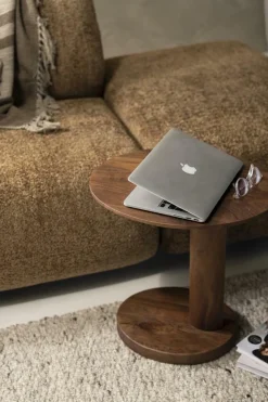 Organische Bijzettafel Novia Mangohout 50 x 40cm - Naturel - Loft24.nl