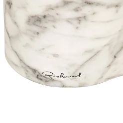 Organische Bijzettafel Rockyard Faux Marmer - Wit - Loft24.nl