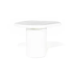 Organische Bijzettafel Seki 57 x 44cm - Wit - Loft24.nl