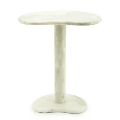 Organische Bijzettafel Verde Marmer 45 x 33cm - Loft24.nl