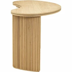 Organische Bureau Belfort Eiken - 130 x 70 cm - Loft24.nl