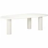 Organische Eettafel Bloomstone 230 x 117cm - Wit - Loft24.nl