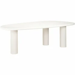 Organische Eettafel Bloomstone 230 x 117cm - Wit - Loft24.nl
