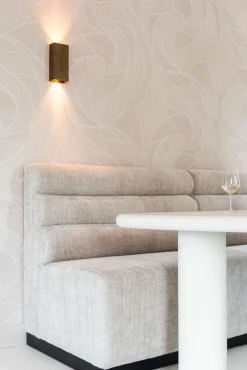 Organische Eettafel Bloomstone 230 x 117cm - Wit - Loft24.nl