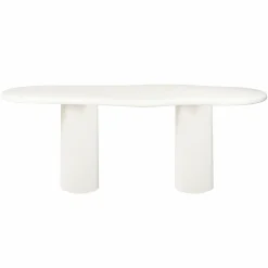Organische Eettafel Bloomstone 260 x 120 cm - Wit - Loft24.nl
