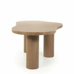 Organische Eettafel Bobbie Walnoot 215 x 110 cm - Lichtbruin - Loft24.nl