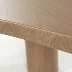 Organische Eettafel Bobbie Walnoot 215 x 110 cm - Lichtbruin - Loft24.nl