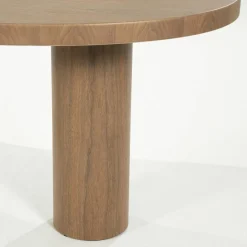 Organische Eettafel Bobbie Walnoot 215 x 110 cm - Lichtbruin - Loft24.nl