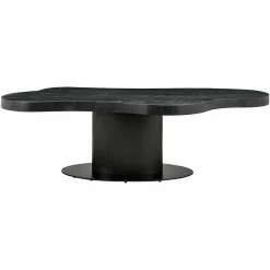 Organische Eettafel Bogor Eiken 225 x 115 cm - Dark Coffee - Loft24.nl