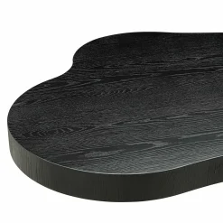 Organische Eettafel Bogor Eiken 225 x 115 cm - Dark Coffee - Loft24.nl