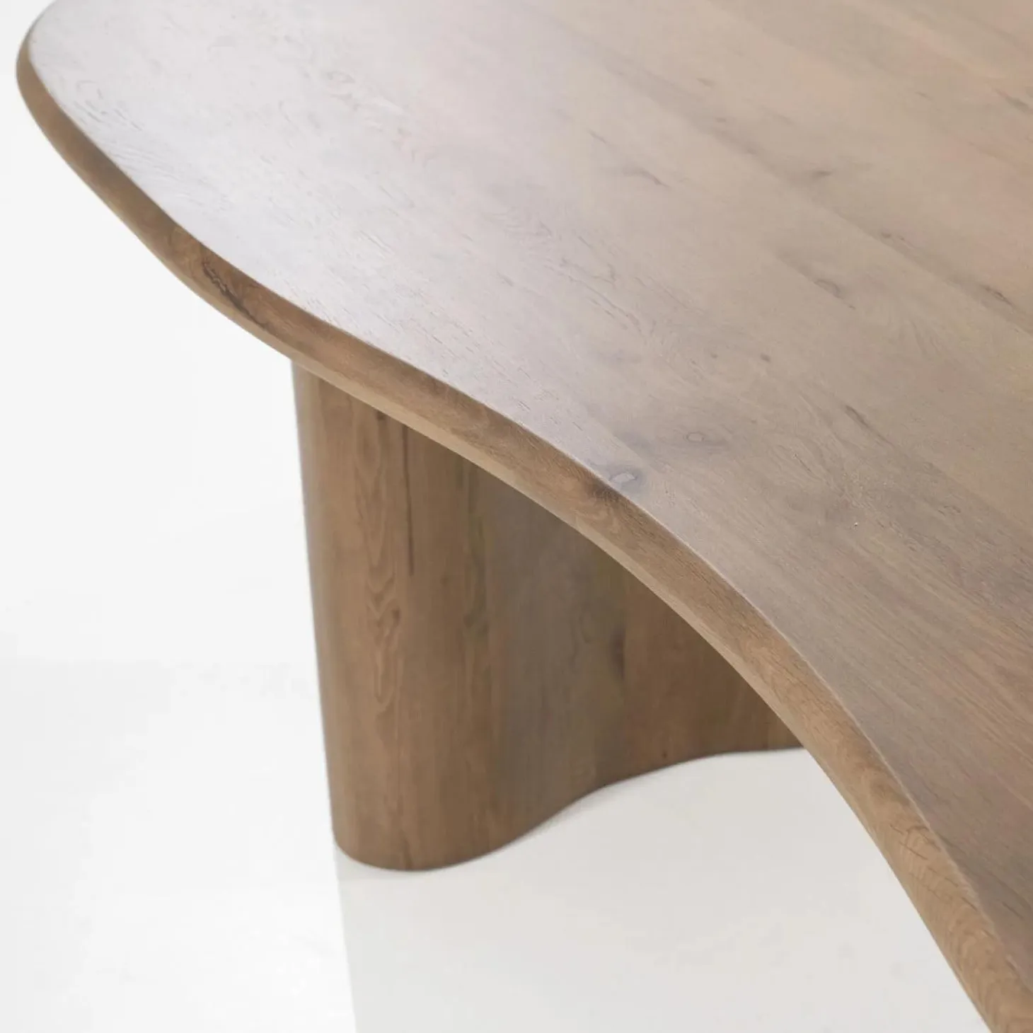 Organische Eettafel Josh 300 x 110 cm - kleur Bruin - Loft24.nl