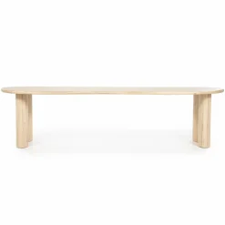 Organische Eettafel Josh 300 x 110 cm - kleur Naturel - Loft24.nl