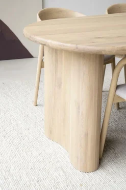 Organische Eettafel Josh 250 x 110 cm- kleur Naturel - Loft24.nl