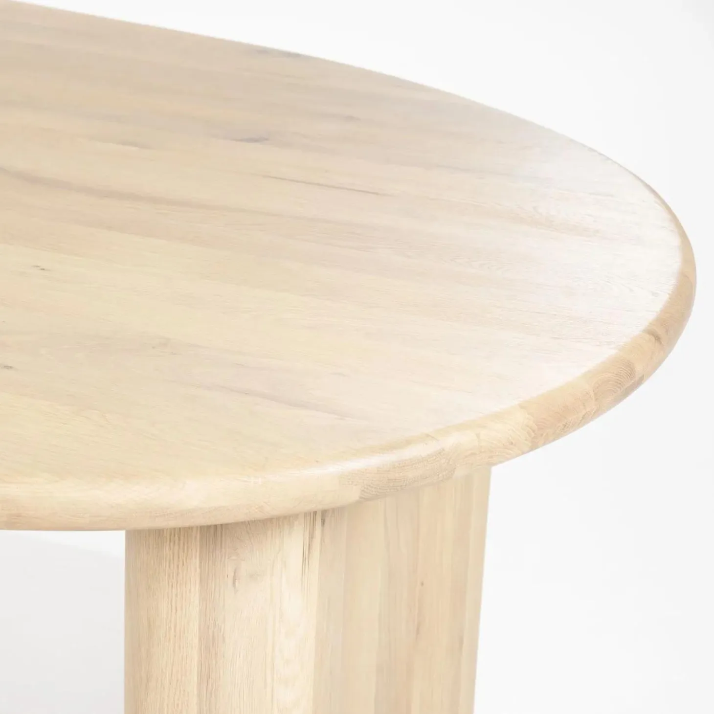 Organische Eettafel Josh 250 x 110 cm- kleur Naturel - Loft24.nl