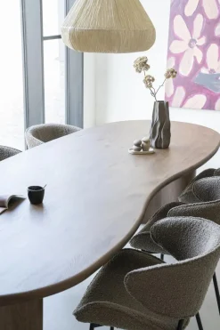 Organische Eettafel Josh 250 x 110 cm- kleur Bruin - Loft24.nl