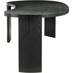 Organische Eettafel Navarino 230 x 112 cm Eiken - Zwart - Loft24.nl