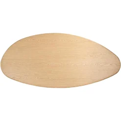 Organische Eettafel Oakley Eiken 235 x 110 cm - Naturel - Loft24.nl