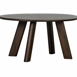 Organische Eettafel Roundly Mangohout, kleur Walnoot - 180 cm - Loft24.nl