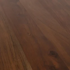 Organische Eettafel Roundly Mangohout, kleur Walnoot - 200 cm - Loft24.nl