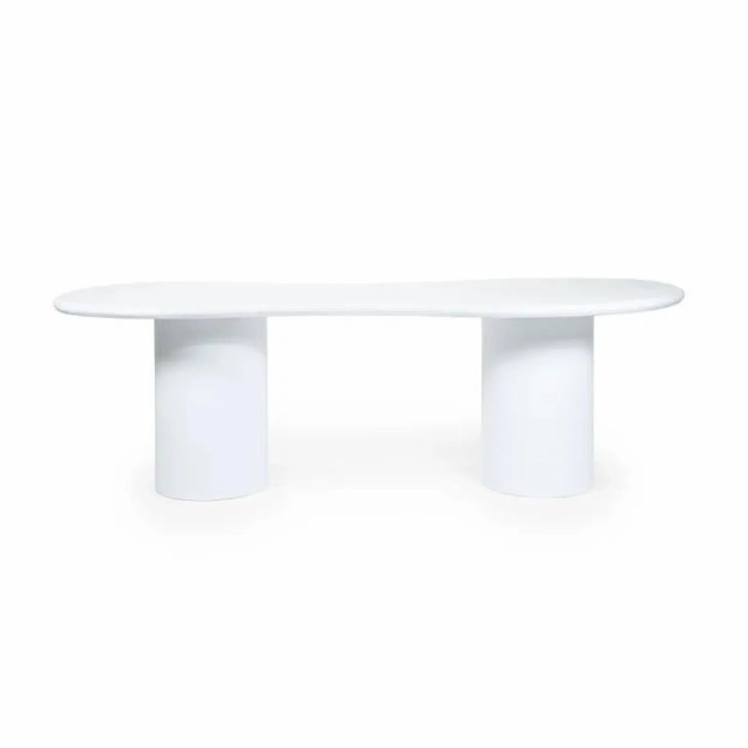 Organische Eettafel Seki 200cm - Wit - Loft24.nl