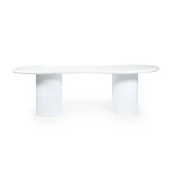 Organische Eettafel Seki 200cm - Wit - Loft24.nl