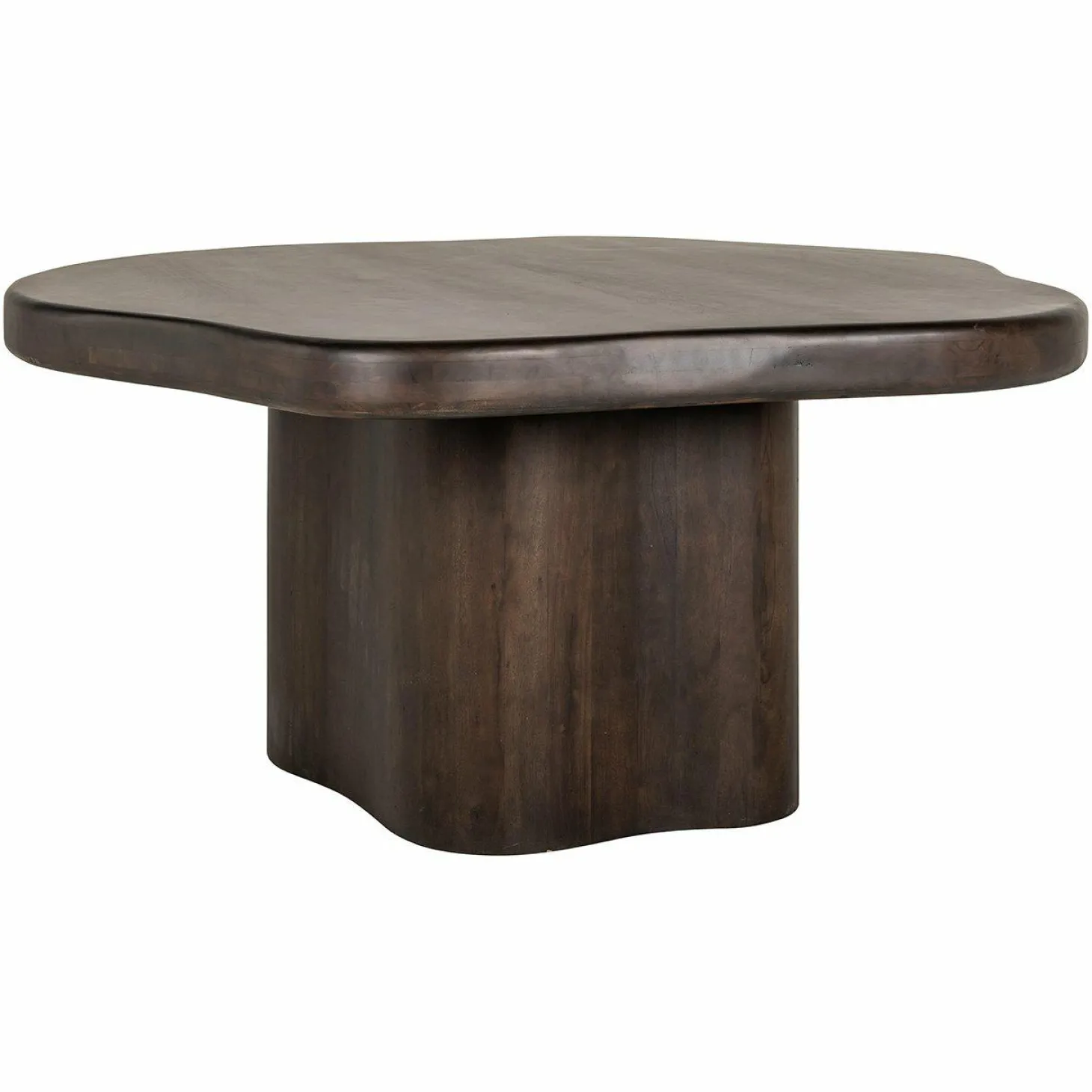 Organische Eettafel Sherman 152 x 152 cm - Bruin - Loft24.nl