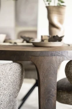 Organische Eettafel Taylor Mangohout - 140 cm - Loft24.nl