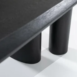 Organische Eettafel Walter Eikenhout 220 x 100cm - Zwart - Loft24.nl