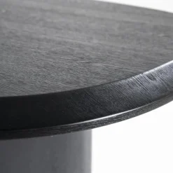 Organische Eettafel Walter Eikenhout 220 x 100cm - Zwart - Loft24.nl